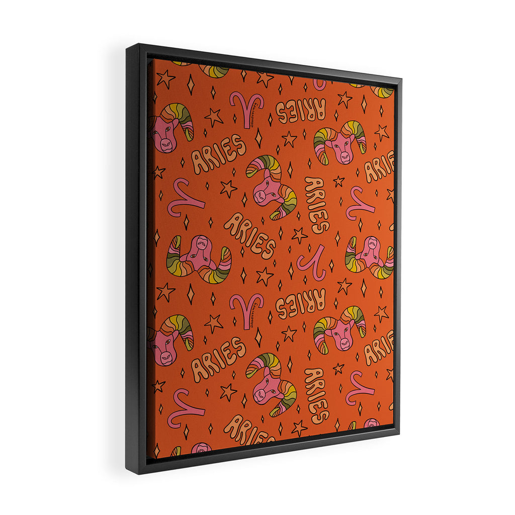 Aries Print Framed Canvas Print Gallery Image 2