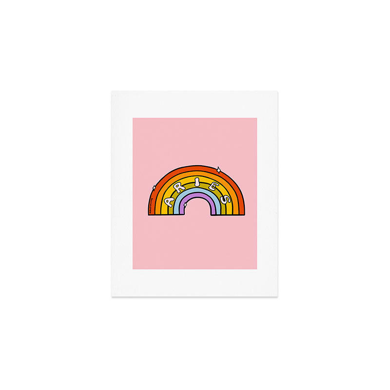 Aries Rainbow Art Print Gallery Image 1