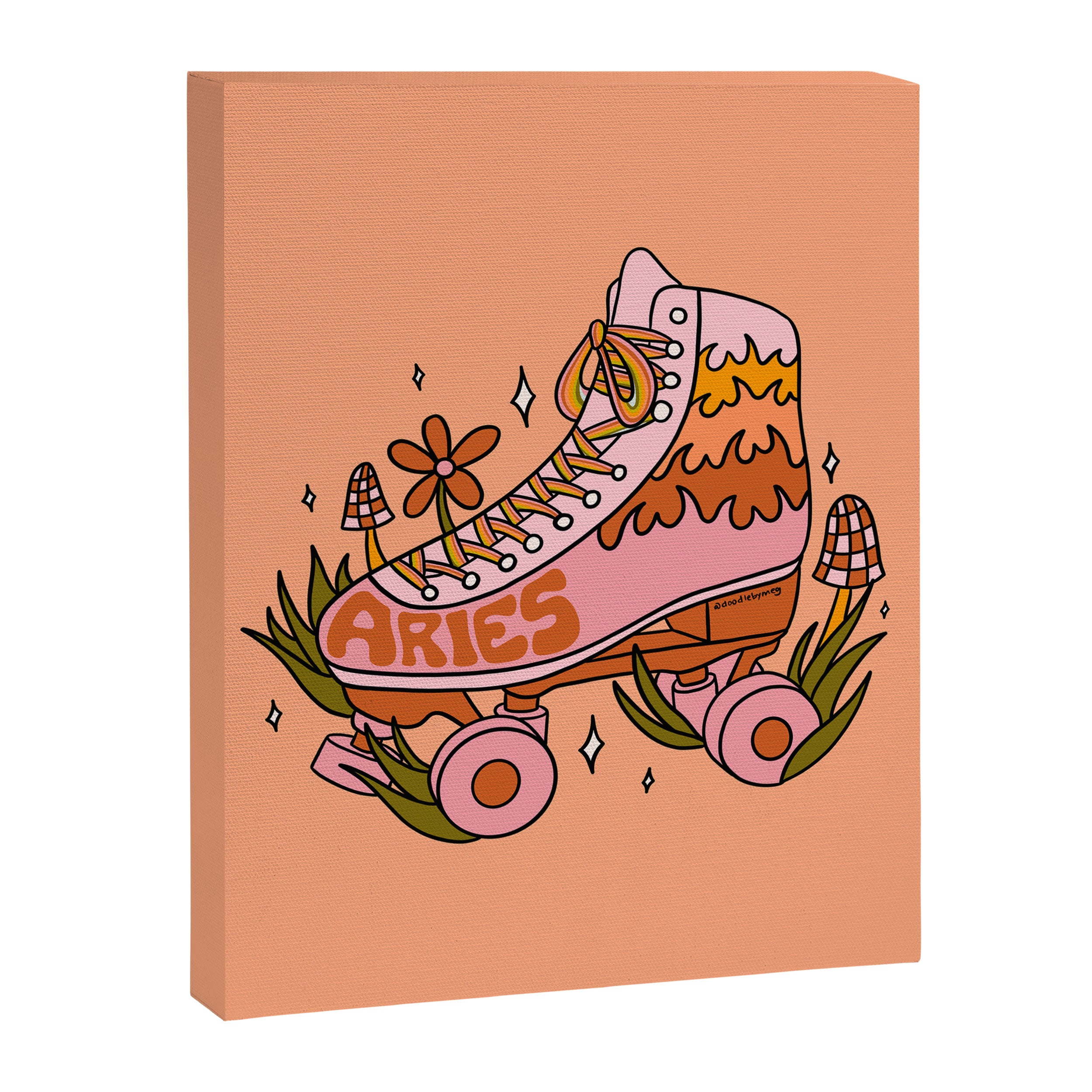 Aries Roller Skate Canvas Print Gallery Image 8