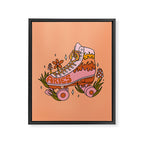 Aries Roller Skate Framed Canvas Print Gallery Image 8