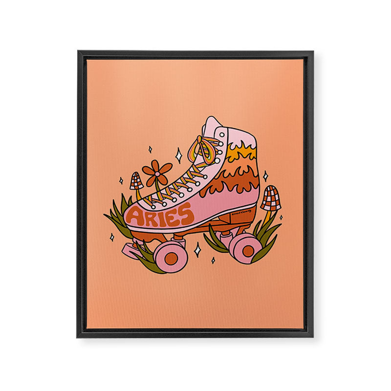 Aries Roller Skate Framed Canvas Print Gallery Image 8
