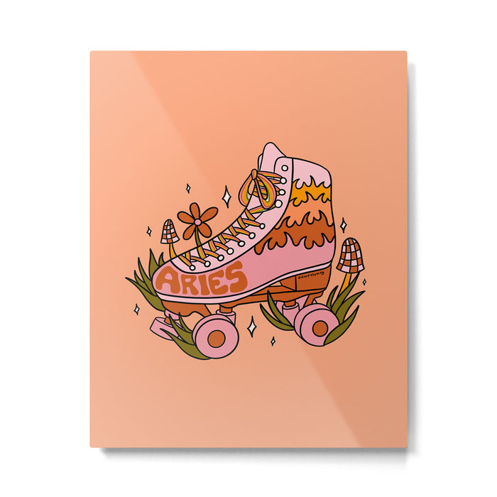 Aries Roller Skate Metal Print Gallery Image 1