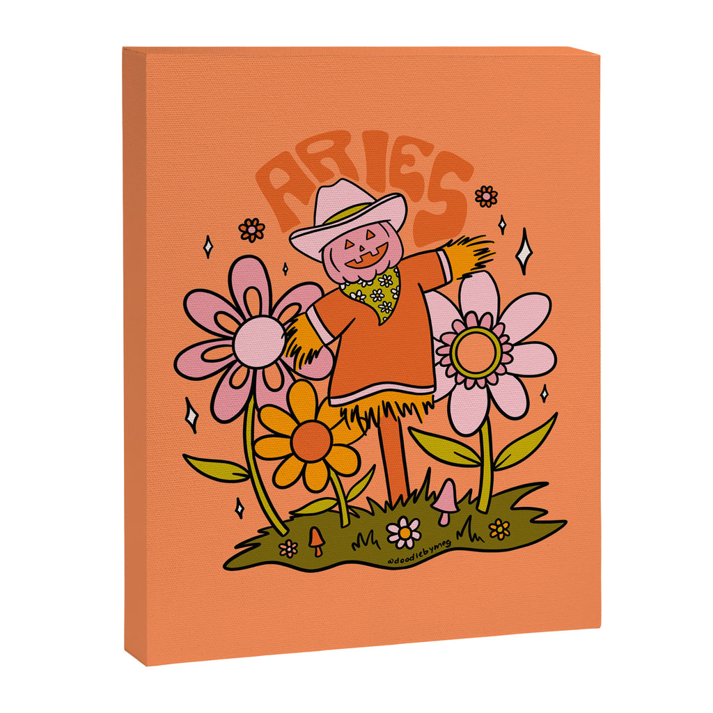 Aries Scarecrow Canvas Print Gallery Image 8