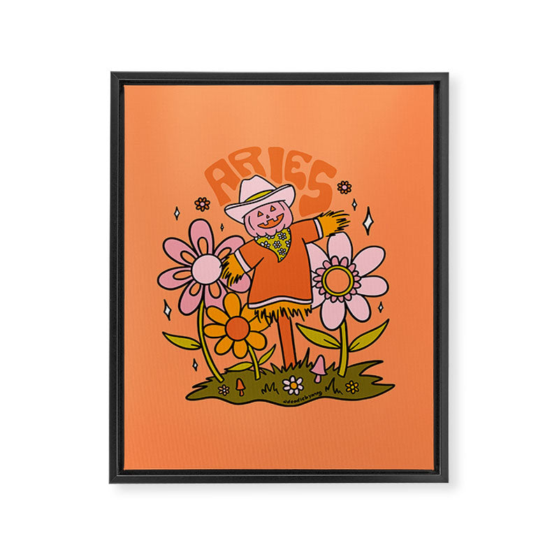 Aries Scarecrow Framed Canvas Print Gallery Image 8