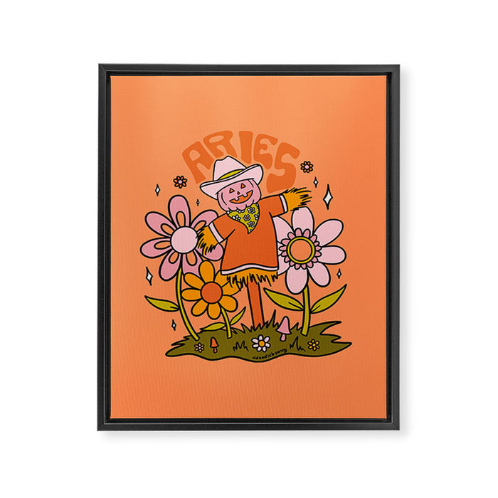 Aries Scarecrow Framed Canvas Print Gallery Image 1