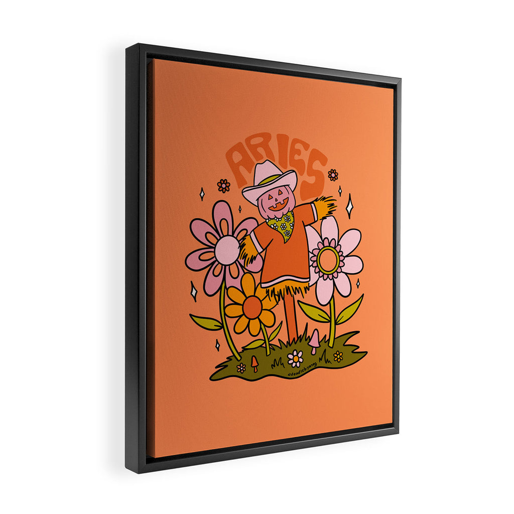 Aries Scarecrow Framed Canvas Print Gallery Image 2