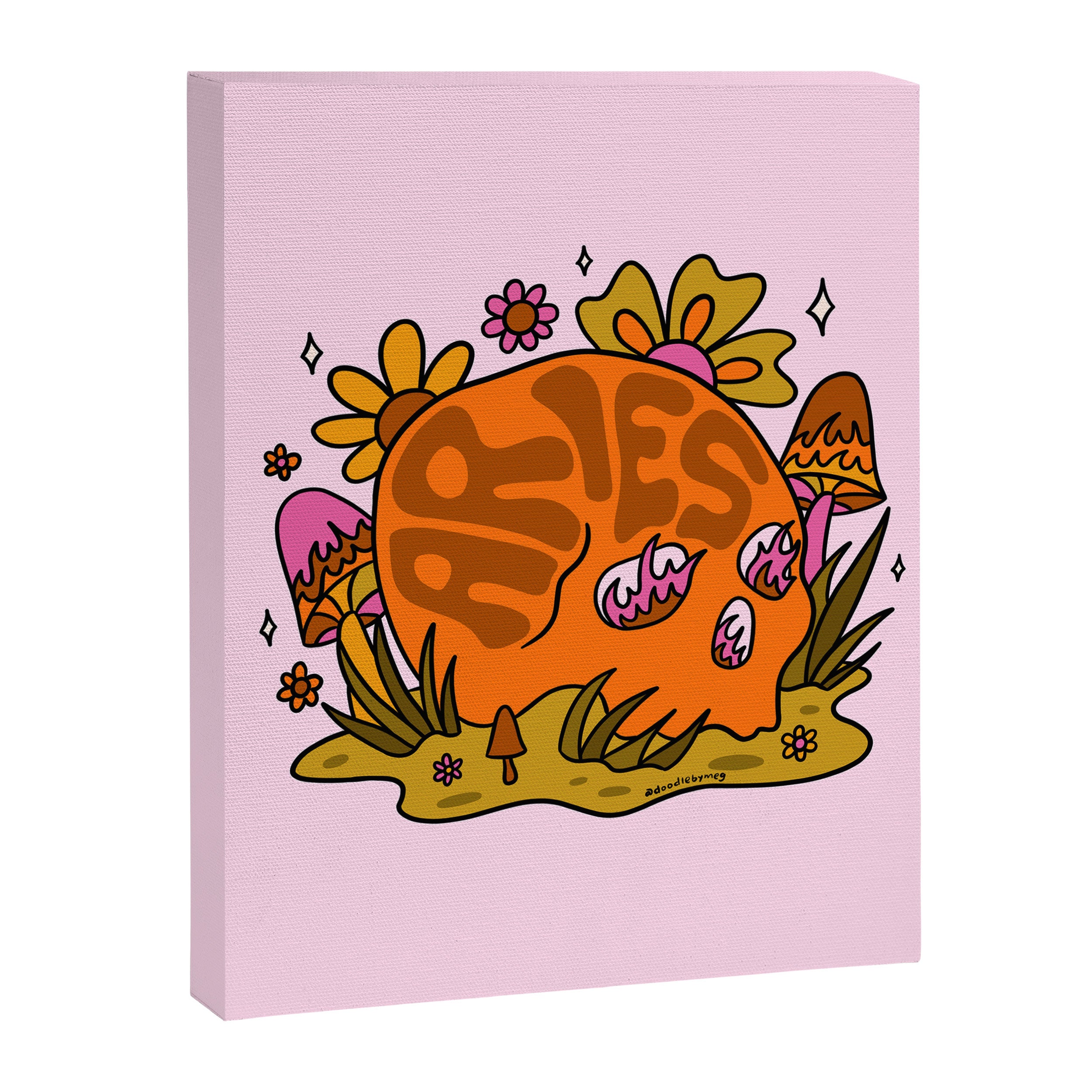 Aries Skull Canvas Print Gallery Image 8