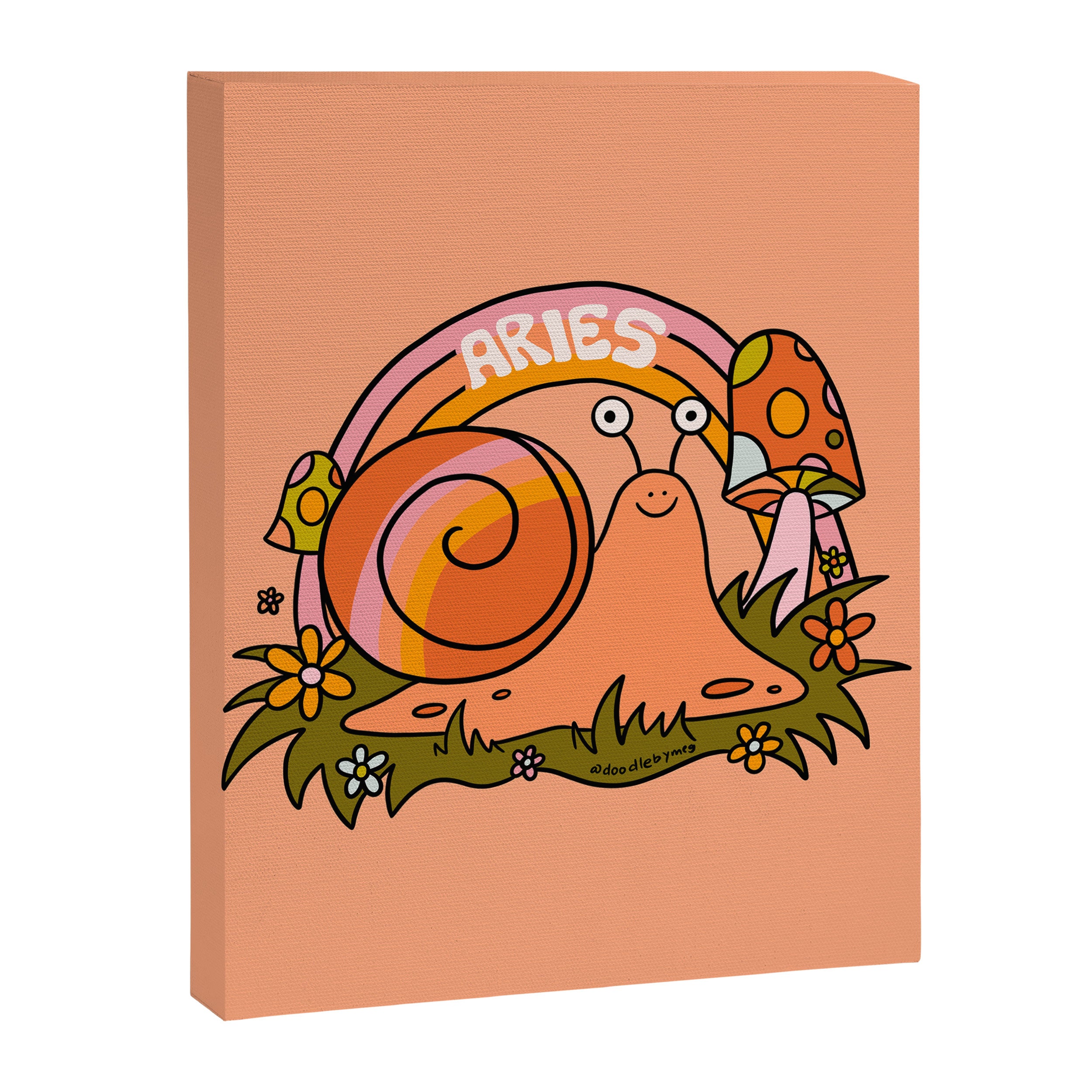 Aries Snail Canvas Print Gallery Image 8