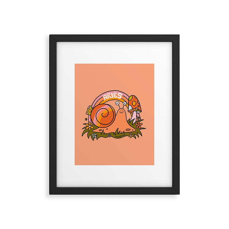 Aries Snail Framed Art Print Gallery Image 6