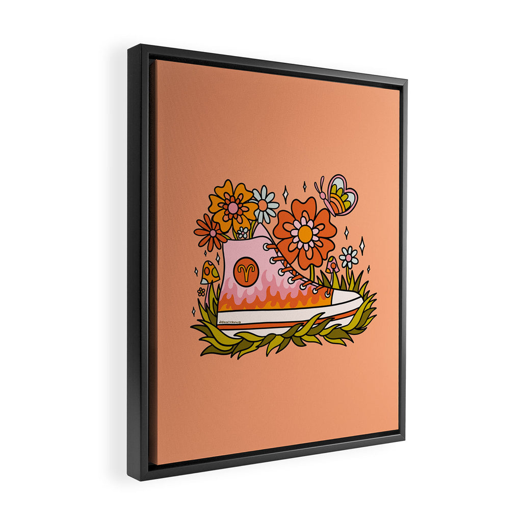 Aries Sneaker Framed Canvas Print Gallery Image 2