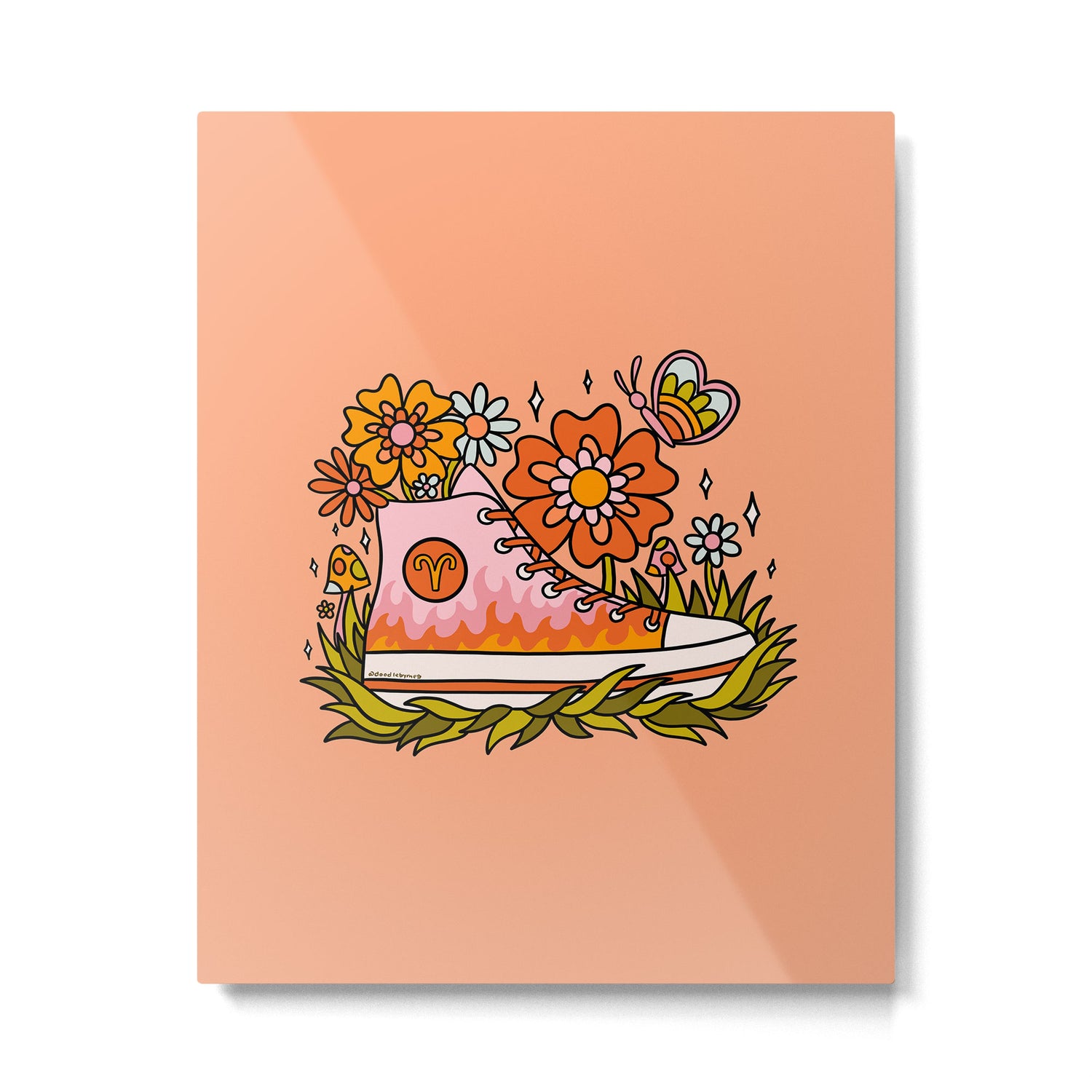 Aries Sneaker Metal Print Gallery Image 6