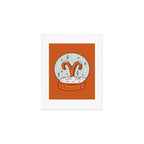 Aries Snow Globe Art Print Gallery Image 1