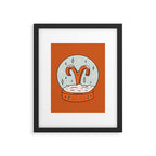 Aries Snow Globe Framed Art Print Gallery Image 6
