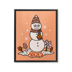 Aries Snowman Framed Canvas Print Gallery Image 8