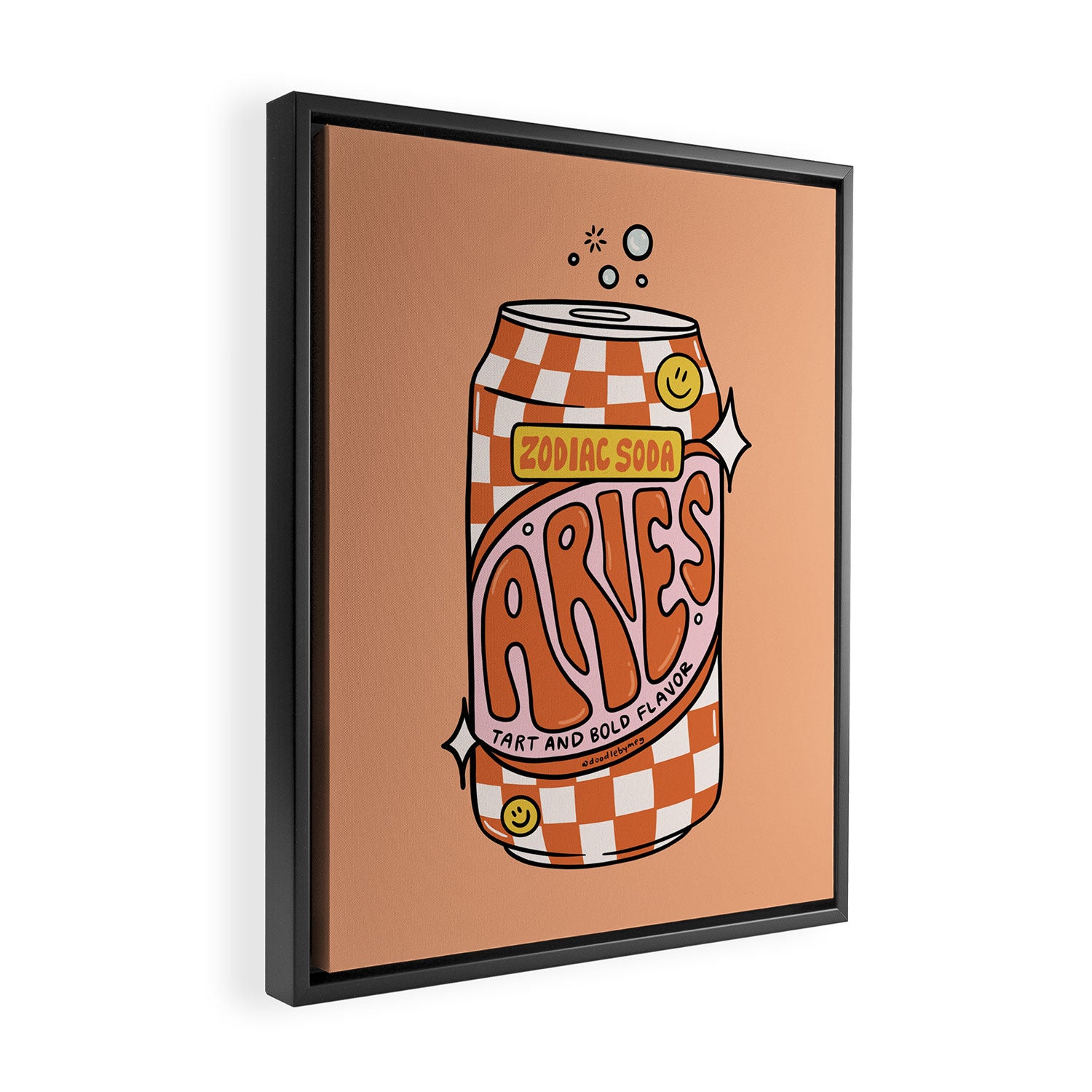 Aries Soda Framed Canvas Print Gallery Image 2