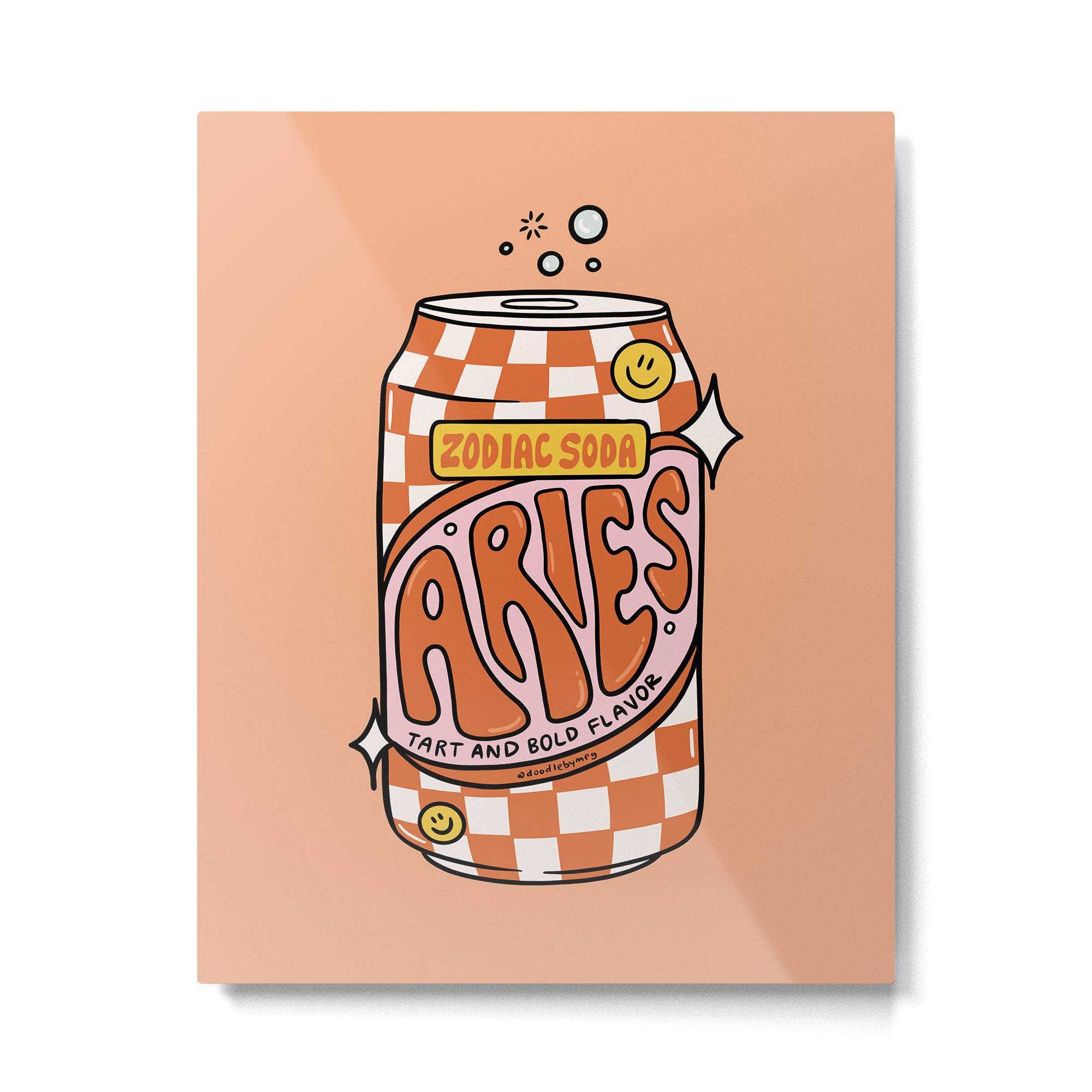 Aries Soda Metal Print Gallery Image 4