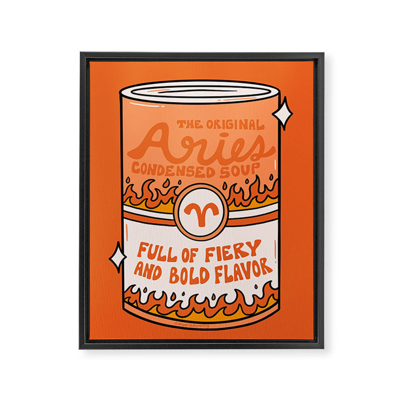 Aries Soup Framed Canvas Print Gallery Image 8