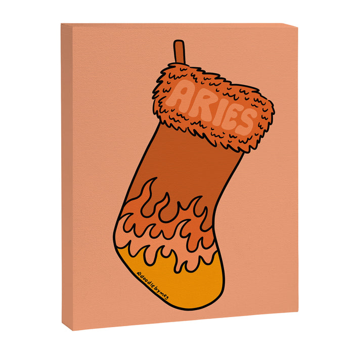 Aries Stocking Canvas Print Gallery Image 1