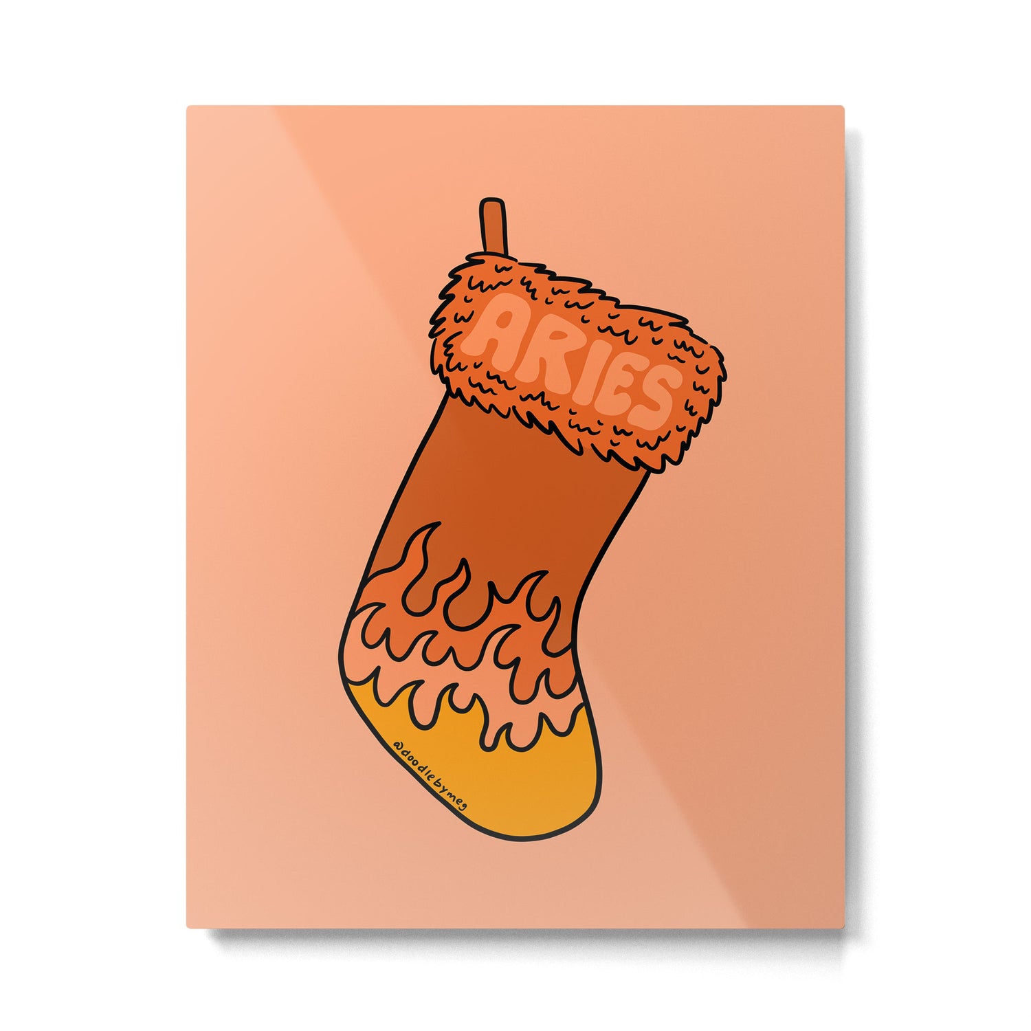 Aries Stocking Metal Print Gallery Image 6