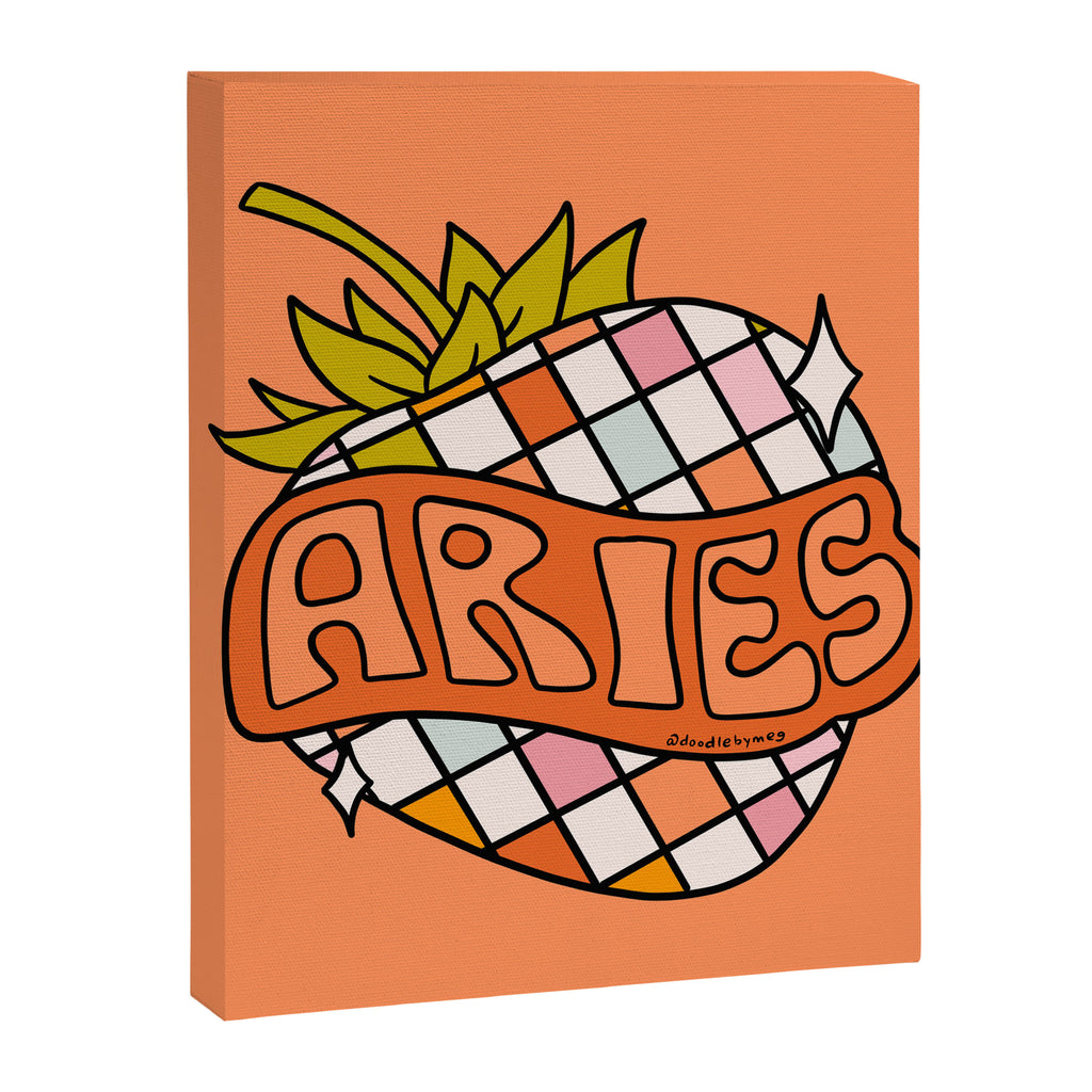 Aries Strawberry Canvas Print Gallery Image 8