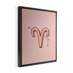 Aries Symbol Framed Canvas Print Gallery Image 2