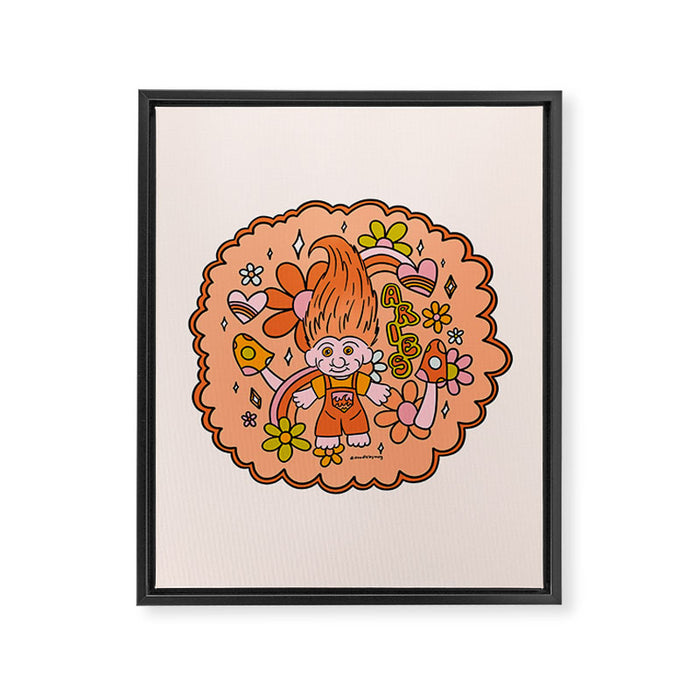 Aries Troll Framed Canvas Print Gallery Image 1