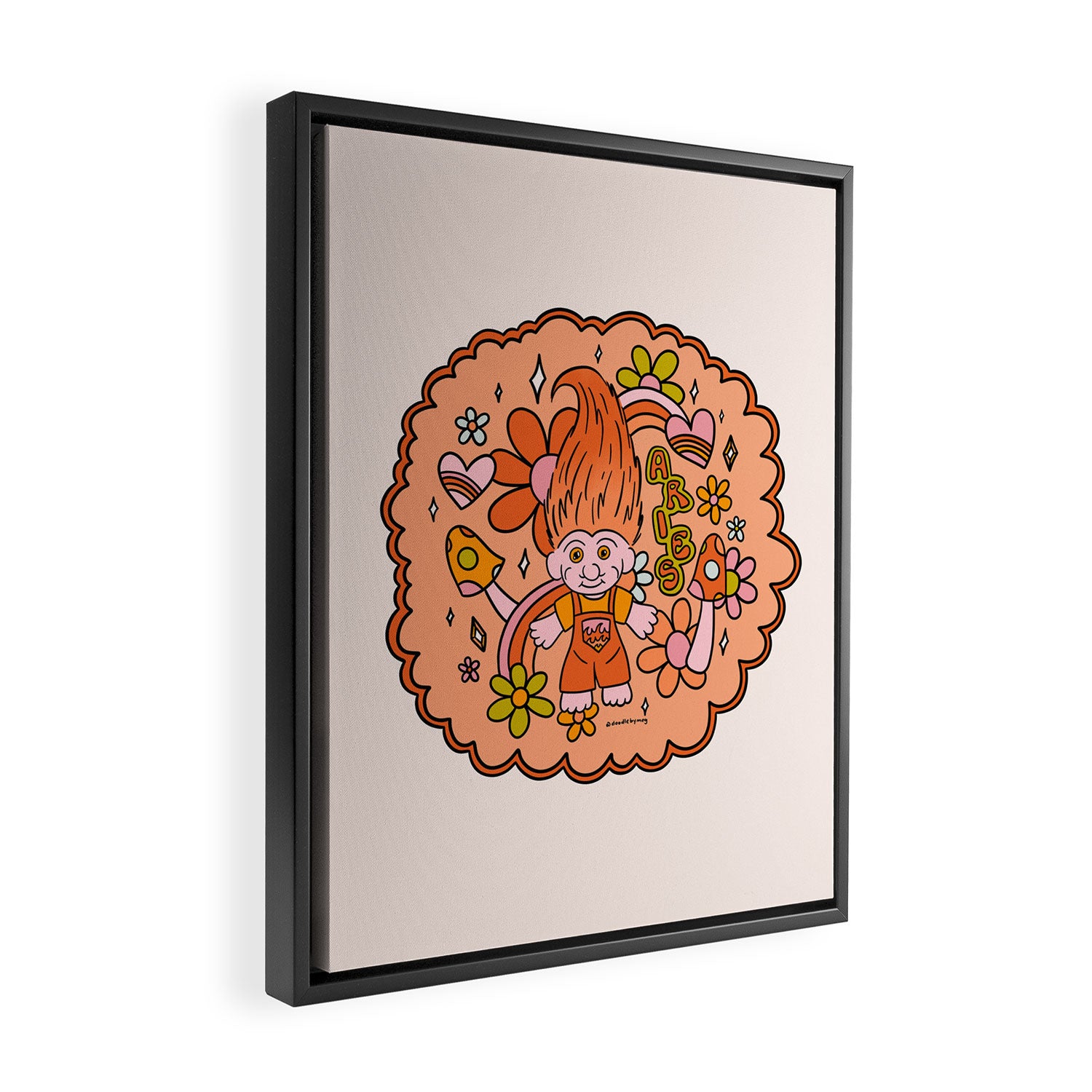 Aries Troll Framed Canvas Print Gallery Image 2