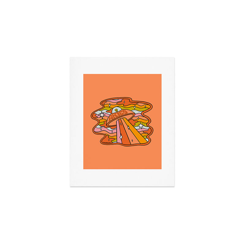 Aries UFO Art Print Gallery Image 1