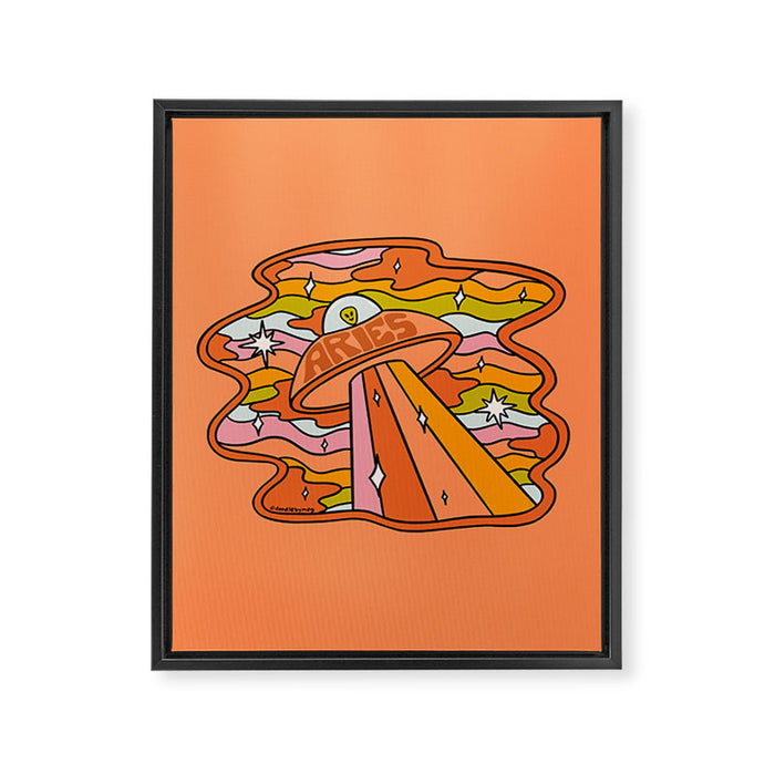 Aries UFO Framed Canvas Print Gallery Image 1