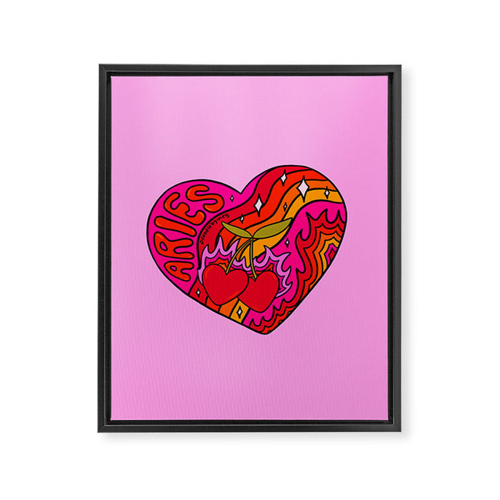 Aries Valentine Framed Canvas Print Gallery Image 1