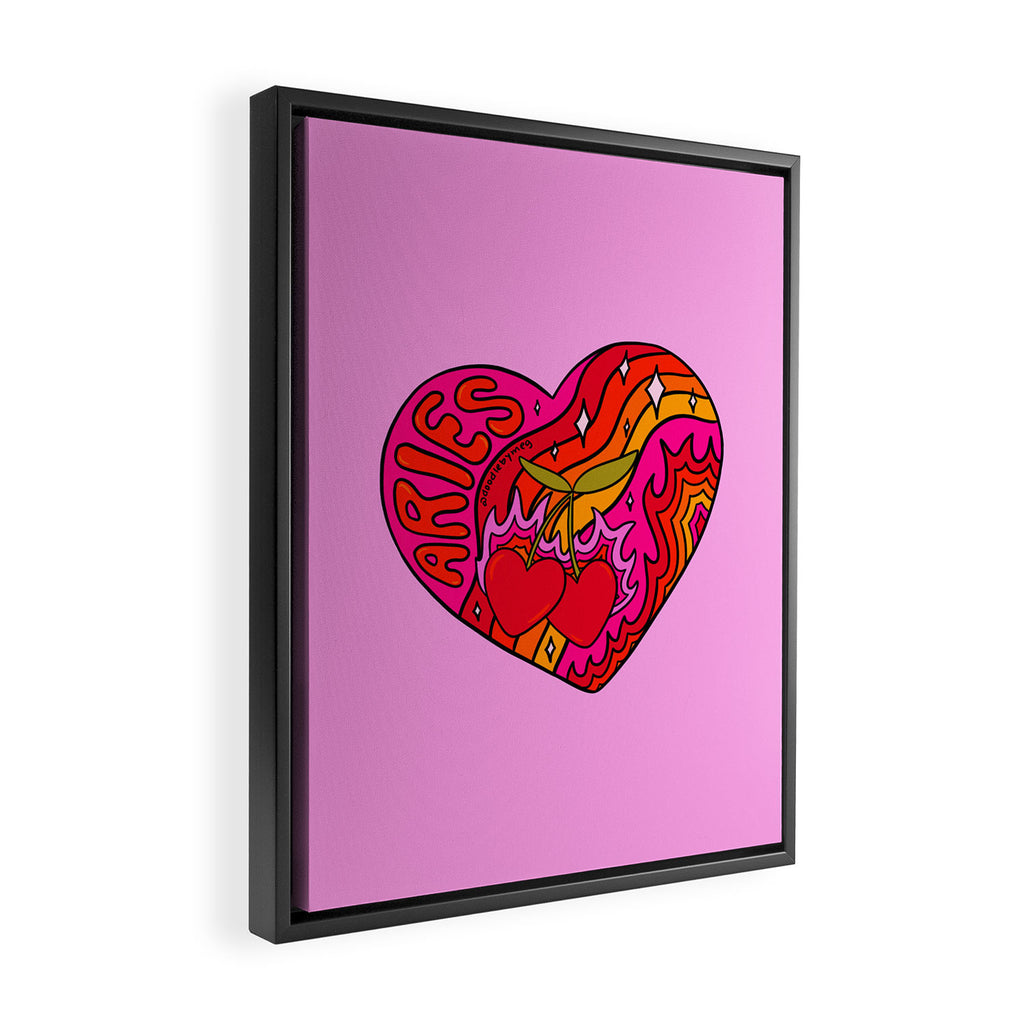 Aries Valentine Framed Canvas Print Gallery Image 2