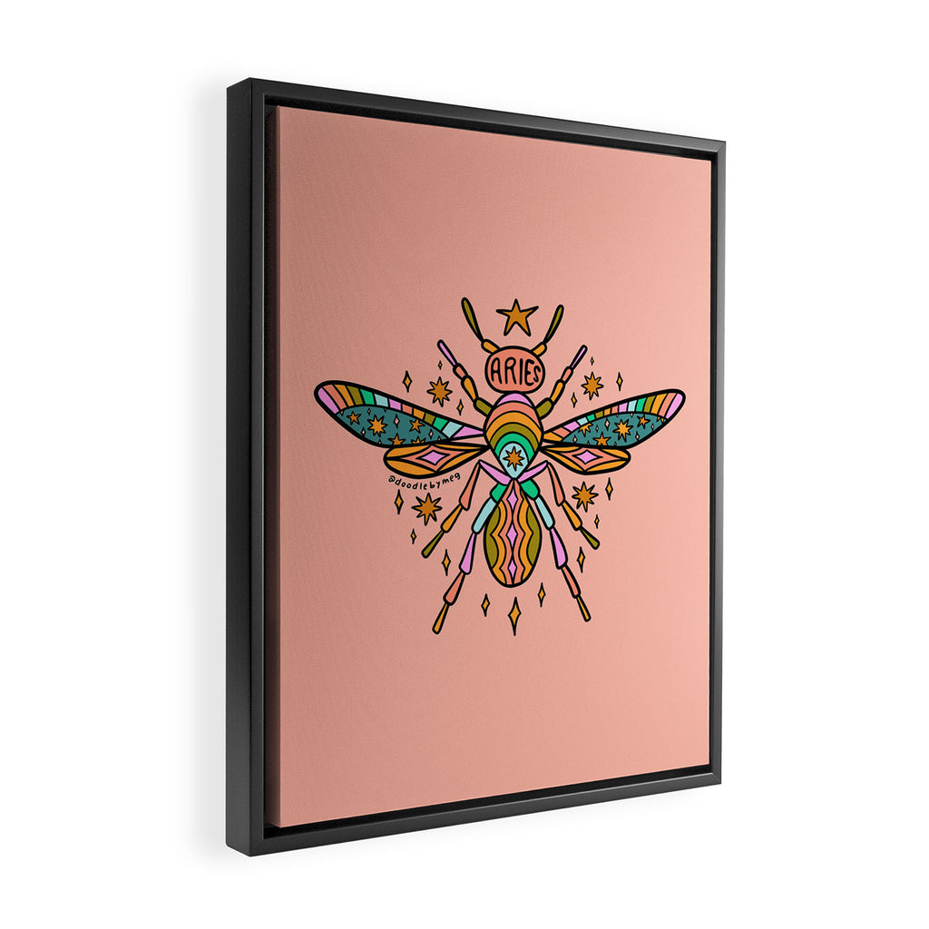 Aries Wasp Framed Canvas Print Gallery Image 2