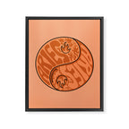 Aries Yin Yang Framed Canvas Print Gallery Image 8