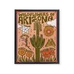 Arizona Wildflowers Framed Canvas Print Gallery Image 8