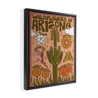 Arizona Wildflowers Framed Canvas Print Gallery Image 2