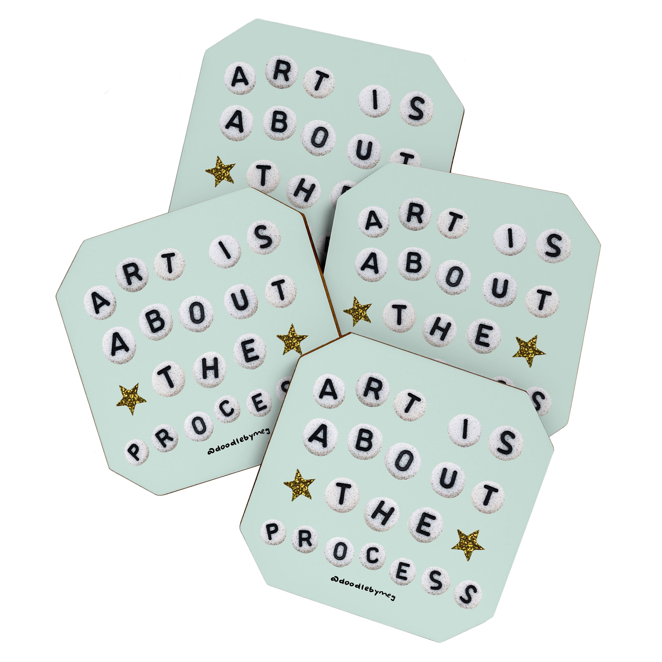 Art is About the Process Coaster Gallery Image 1