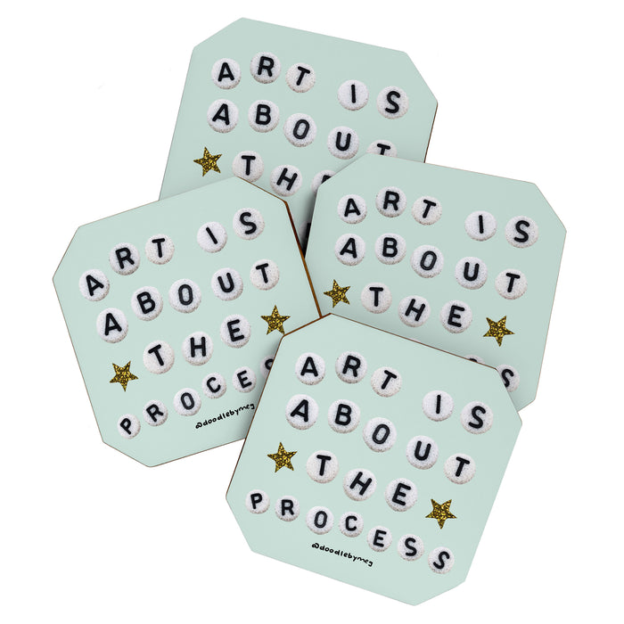 Art is About the Process Coaster Gallery Image 1