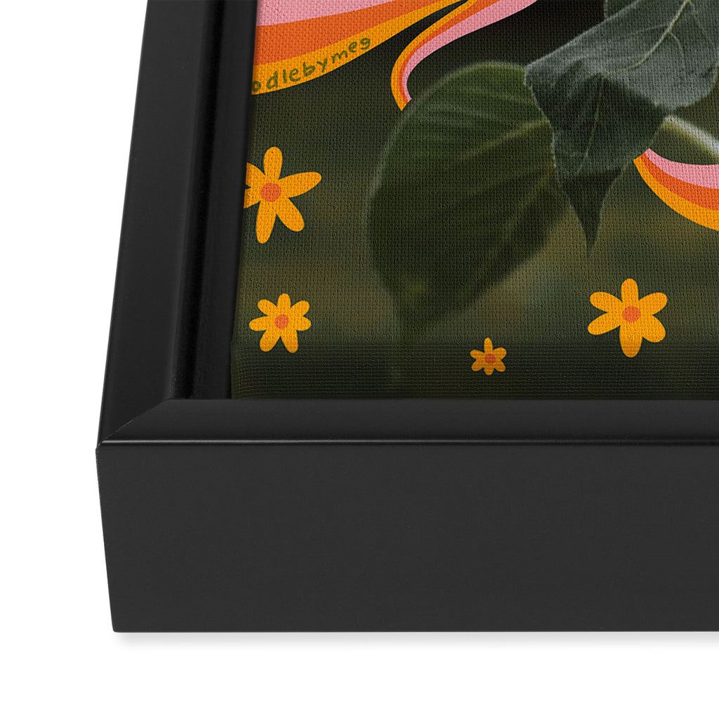 Art is Necessary Framed Canvas Print Gallery Image 3