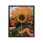 Art is Necessary Framed Canvas Print Gallery Image 8