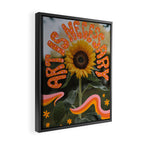 Art is Necessary Framed Canvas Print Gallery Image 2