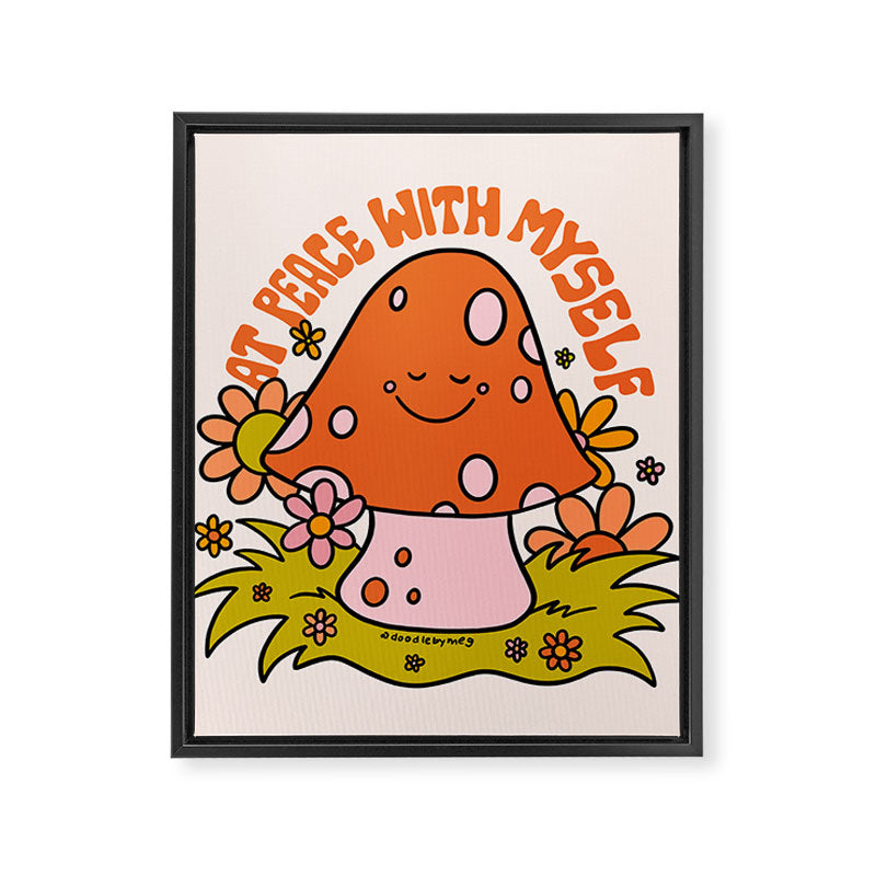 At Peace With Myself Framed Canvas Print Gallery Image 8