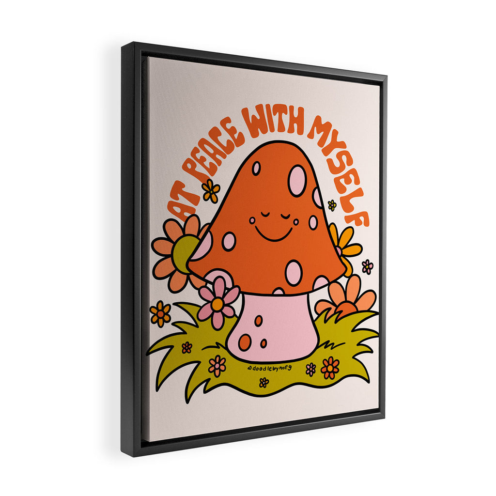 At Peace With Myself Framed Canvas Print Gallery Image 2