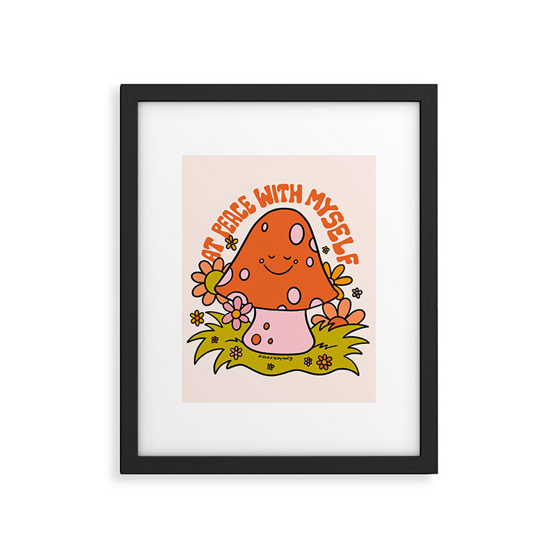 At Peace With Myself Framed Art Print Gallery Image 6