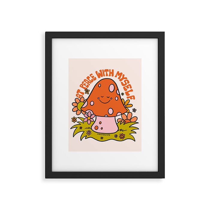 At Peace With Myself Framed Art Print Gallery Image 1