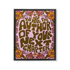 Author of Your Next Chapter Framed Canvas Print Gallery Image 8
