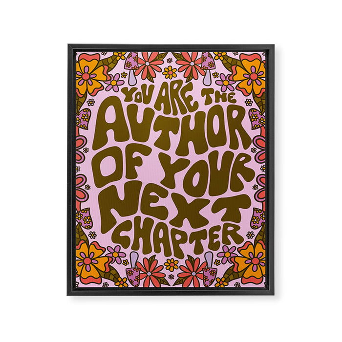 Author of Your Next Chapter Framed Canvas Print Gallery Image 1