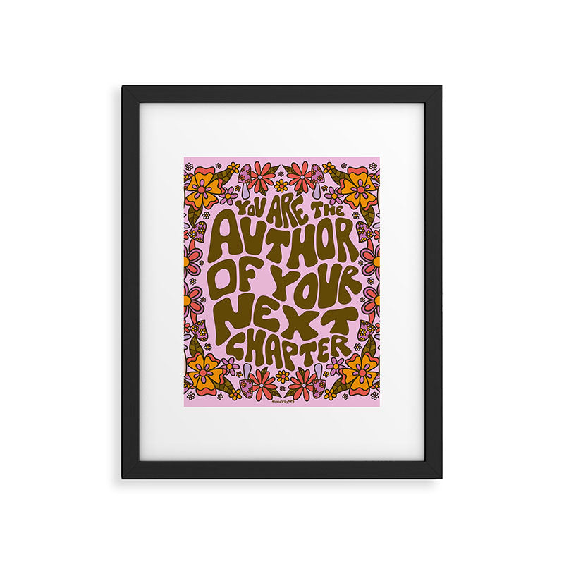 Author of Your Next Chapter Framed Art Print Gallery Image 6