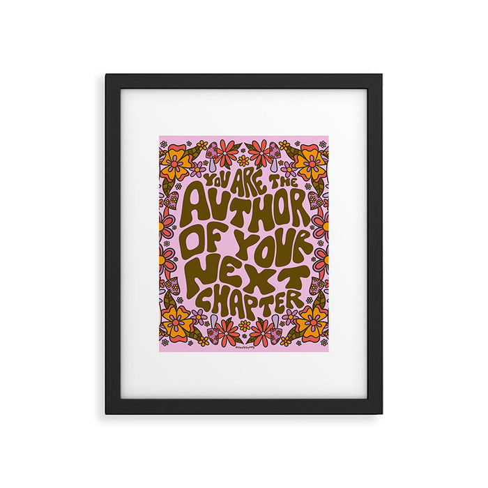 Author of Your Next Chapter Framed Art Print Gallery Image 1