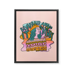 Be Afraid Framed Canvas Print Gallery Image 8