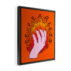 Be Fearless Framed Canvas Print Gallery Image 2